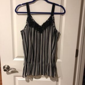 Roz & Ali Striped Blouse